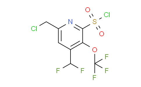 AM141629 | 1805163-10-3 | 6-(Chloromethyl)-4-(difluoromethyl)-3-(trifluoromethoxy)pyridine-2-sulfonyl chloride