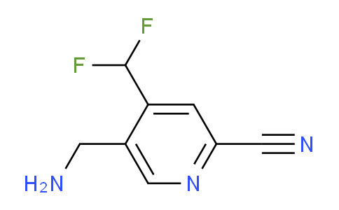 5-(Aminomethyl)-2-cyano-4-(difluoromethyl)pyridine