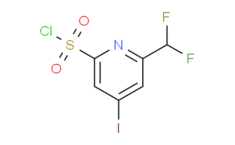 2-(Difluoromethyl)-4-iodopyridine-6-sulfonyl chloride