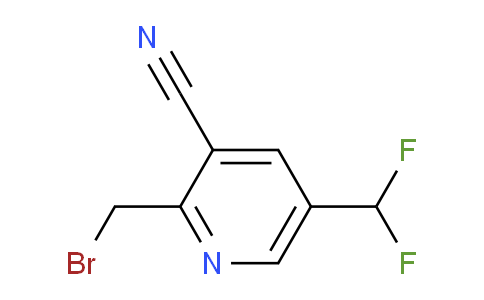 2-(Bromomethyl)-3-cyano-5-(difluoromethyl)pyridine