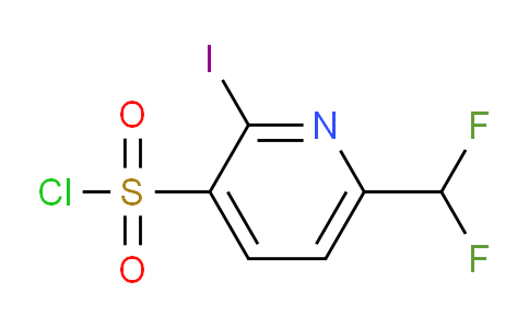 6-(Difluoromethyl)-2-iodopyridine-3-sulfonyl chloride
