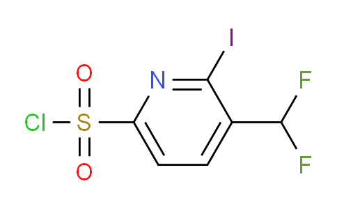 3-(Difluoromethyl)-2-iodopyridine-6-sulfonyl chloride