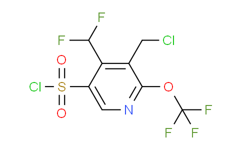 AM141642 | 1804369-83-2 | 3-(Chloromethyl)-4-(difluoromethyl)-2-(trifluoromethoxy)pyridine-5-sulfonyl chloride