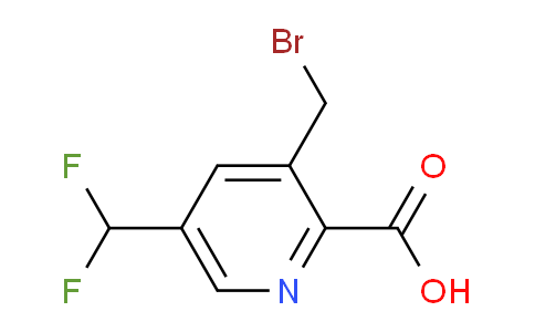 AM141665 | 1805319-61-2 | 3-(Bromomethyl)-5-(difluoromethyl)pyridine-2-carboxylic acid