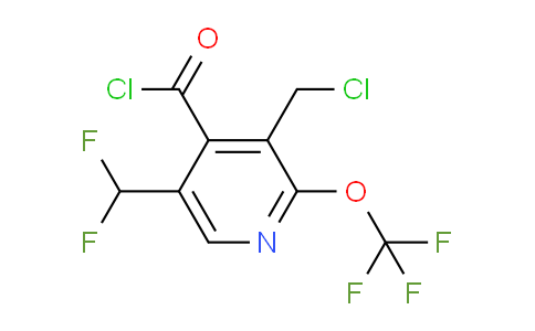 AM141672 | 1805308-44-4 | 3-(Chloromethyl)-5-(difluoromethyl)-2-(trifluoromethoxy)pyridine-4-carbonyl chloride