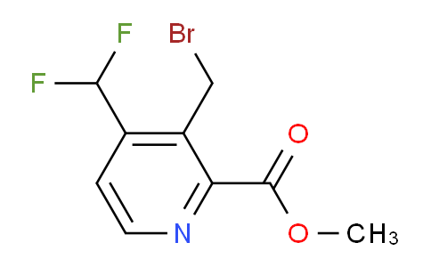 AM141692 | 1806789-68-3 | Methyl 3-(bromomethyl)-4-(difluoromethyl)pyridine-2-carboxylate