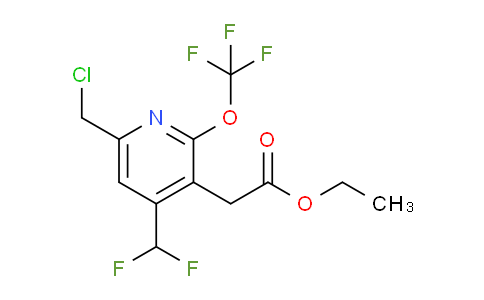 AM141696 | 1804924-82-0 | Ethyl 6-(chloromethyl)-4-(difluoromethyl)-2-(trifluoromethoxy)pyridine-3-acetate