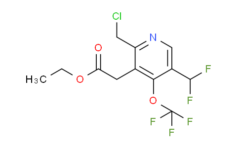 AM141700 | 1804368-74-8 | Ethyl 2-(chloromethyl)-5-(difluoromethyl)-4-(trifluoromethoxy)pyridine-3-acetate