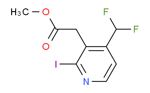 AM141704 | 1805317-24-1 | Methyl 4-(difluoromethyl)-2-iodopyridine-3-acetate