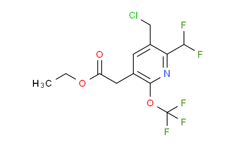 AM141708 | 1805248-06-9 | Ethyl 3-(chloromethyl)-2-(difluoromethyl)-6-(trifluoromethoxy)pyridine-5-acetate
