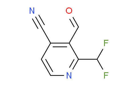 AM141709 | 1806027-63-3 | 4-Cyano-2-(difluoromethyl)pyridine-3-carboxaldehyde
