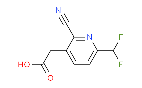 AM141721 | 1806785-41-0 | 2-Cyano-6-(difluoromethyl)pyridine-3-acetic acid