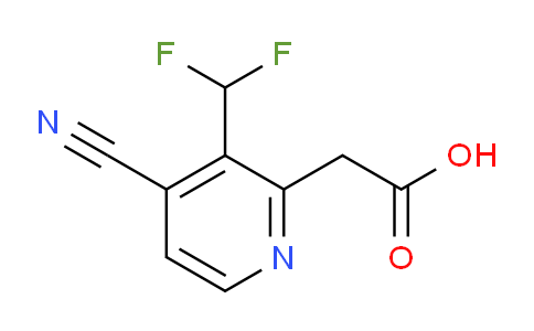 4-Cyano-3-(difluoromethyl)pyridine-2-acetic acid