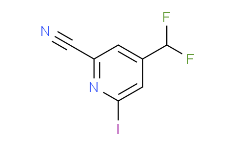 AM141732 | 1806783-24-3 | 2-Cyano-4-(difluoromethyl)-6-iodopyridine
