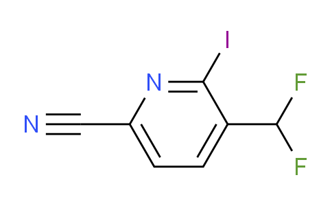 AM141733 | 1804759-12-3 | 6-Cyano-3-(difluoromethyl)-2-iodopyridine