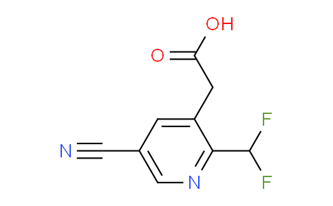 AM141737 | 1806043-36-6 | 5-Cyano-2-(difluoromethyl)pyridine-3-acetic acid