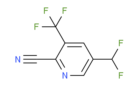 2-Cyano-5-(difluoromethyl)-3-(trifluoromethyl)pyridine