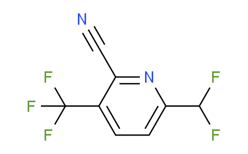 2-Cyano-6-(difluoromethyl)-3-(trifluoromethyl)pyridine