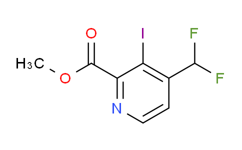 AM141750 | 1805327-36-9 | Methyl 4-(difluoromethyl)-3-iodopyridine-2-carboxylate