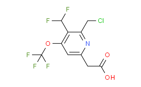 AM141752 | 1806769-73-2 | 2-(Chloromethyl)-3-(difluoromethyl)-4-(trifluoromethoxy)pyridine-6-acetic acid