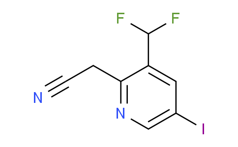 AM141764 | 1805315-36-9 | 3-(Difluoromethyl)-5-iodopyridine-2-acetonitrile