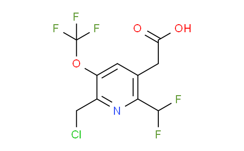 AM141765 | 1805313-08-9 | 2-(Chloromethyl)-6-(difluoromethyl)-3-(trifluoromethoxy)pyridine-5-acetic acid