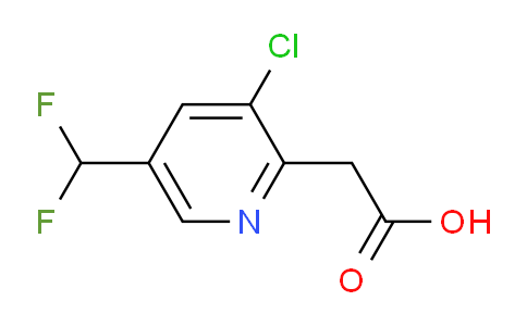 3-Chloro-5-(difluoromethyl)pyridine-2-acetic acid
