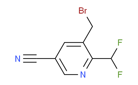 3-(Bromomethyl)-5-cyano-2-(difluoromethyl)pyridine