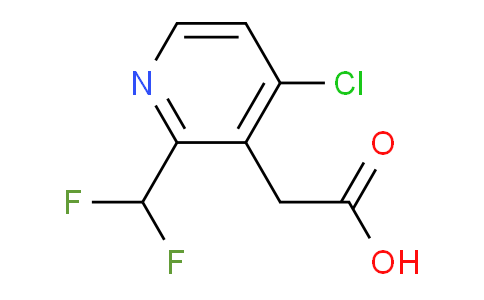 4-Chloro-2-(difluoromethyl)pyridine-3-acetic acid