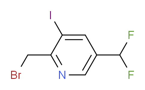 2-(Bromomethyl)-5-(difluoromethyl)-3-iodopyridine