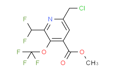 AM141796 | 1805246-51-8 | Methyl 6-(chloromethyl)-2-(difluoromethyl)-3-(trifluoromethoxy)pyridine-4-carboxylate