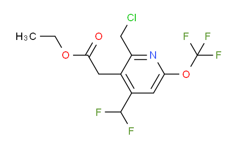 AM141803 | 1805247-95-3 | Ethyl 2-(chloromethyl)-4-(difluoromethyl)-6-(trifluoromethoxy)pyridine-3-acetate