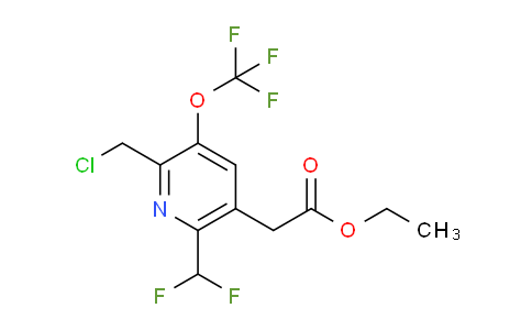 AM141807 | 1805157-26-9 | Ethyl 2-(chloromethyl)-6-(difluoromethyl)-3-(trifluoromethoxy)pyridine-5-acetate
