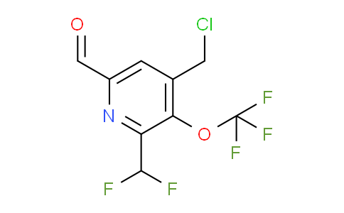 AM141812 | 1804366-74-2 | 4-(Chloromethyl)-2-(difluoromethyl)-3-(trifluoromethoxy)pyridine-6-carboxaldehyde