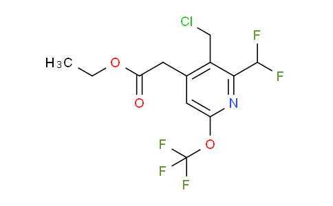 AM141813 | 1804657-32-6 | Ethyl 3-(chloromethyl)-2-(difluoromethyl)-6-(trifluoromethoxy)pyridine-4-acetate