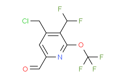 AM141816 | 1804657-23-5 | 4-(Chloromethyl)-3-(difluoromethyl)-2-(trifluoromethoxy)pyridine-6-carboxaldehyde