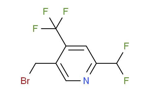 5-(Bromomethyl)-2-(difluoromethyl)-4-(trifluoromethyl)pyridine