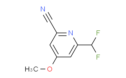 2-Cyano-6-(difluoromethyl)-4-methoxypyridine