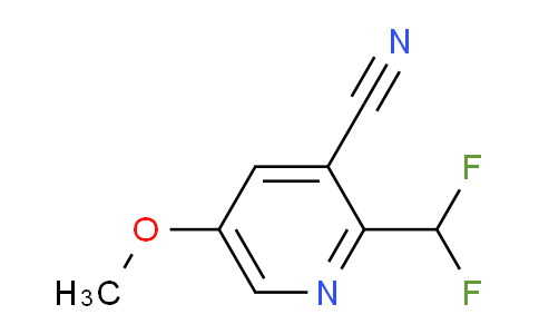 3-Cyano-2-(difluoromethyl)-5-methoxypyridine