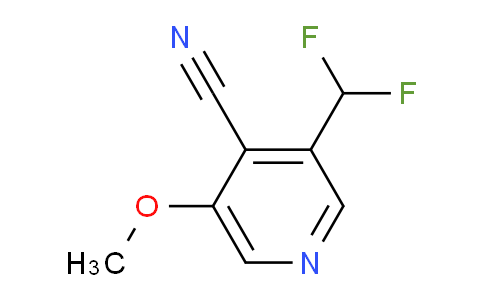 4-Cyano-3-(difluoromethyl)-5-methoxypyridine