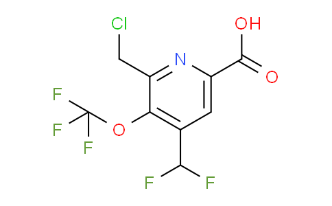 AM141834 | 1805189-35-8 | 2-(Chloromethyl)-4-(difluoromethyl)-3-(trifluoromethoxy)pyridine-6-carboxylic acid