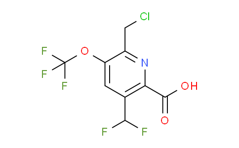 AM141839 | 1806779-12-3 | 2-(Chloromethyl)-5-(difluoromethyl)-3-(trifluoromethoxy)pyridine-6-carboxylic acid