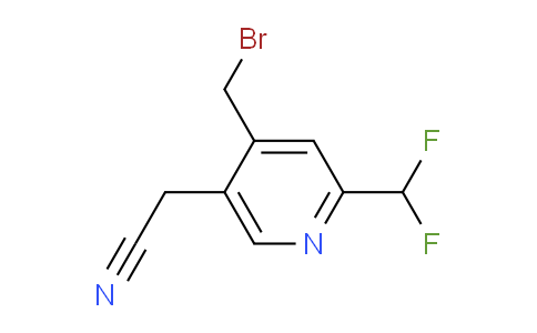 AM141840 | 1806789-16-1 | 4-(Bromomethyl)-2-(difluoromethyl)pyridine-5-acetonitrile