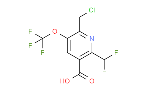 AM141843 | 1805189-45-0 | 2-(Chloromethyl)-6-(difluoromethyl)-3-(trifluoromethoxy)pyridine-5-carboxylic acid