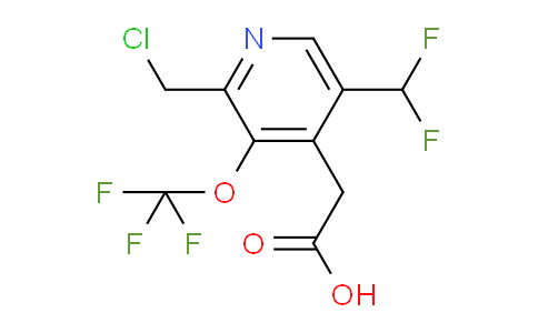 AM141861 | 1806780-44-8 | 2-(Chloromethyl)-5-(difluoromethyl)-3-(trifluoromethoxy)pyridine-4-acetic acid