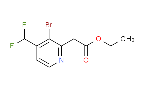 AM141876 | 1804752-73-5 | Ethyl 3-bromo-4-(difluoromethyl)pyridine-2-acetate