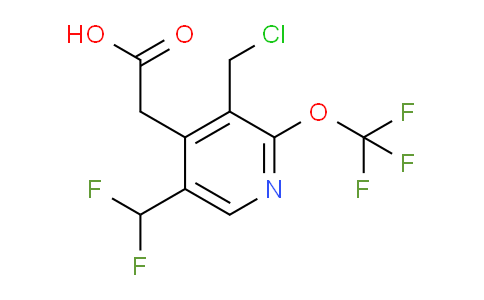 AM141883 | 1806769-85-6 | 3-(Chloromethyl)-5-(difluoromethyl)-2-(trifluoromethoxy)pyridine-4-acetic acid
