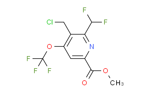 AM141899 | 1806769-35-6 | Methyl 3-(chloromethyl)-2-(difluoromethyl)-4-(trifluoromethoxy)pyridine-6-carboxylate