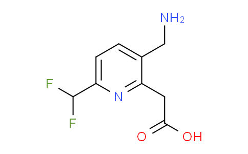 3-(Aminomethyl)-6-(difluoromethyl)pyridine-2-acetic acid