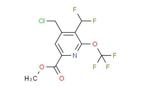 Methyl 4-(chloromethyl)-3-(difluoromethyl)-2-(trifluoromethoxy)pyridine-6-carboxylate